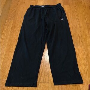 Champion men’s sz L Black Jogger Sweatpants with Logo